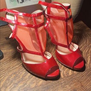Shoe Republic LA Scarlet Mesh Heels